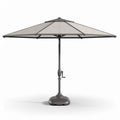 Parasolk met een grijze afwerking van 200 x 200 x 250 cm voor buitengebruik